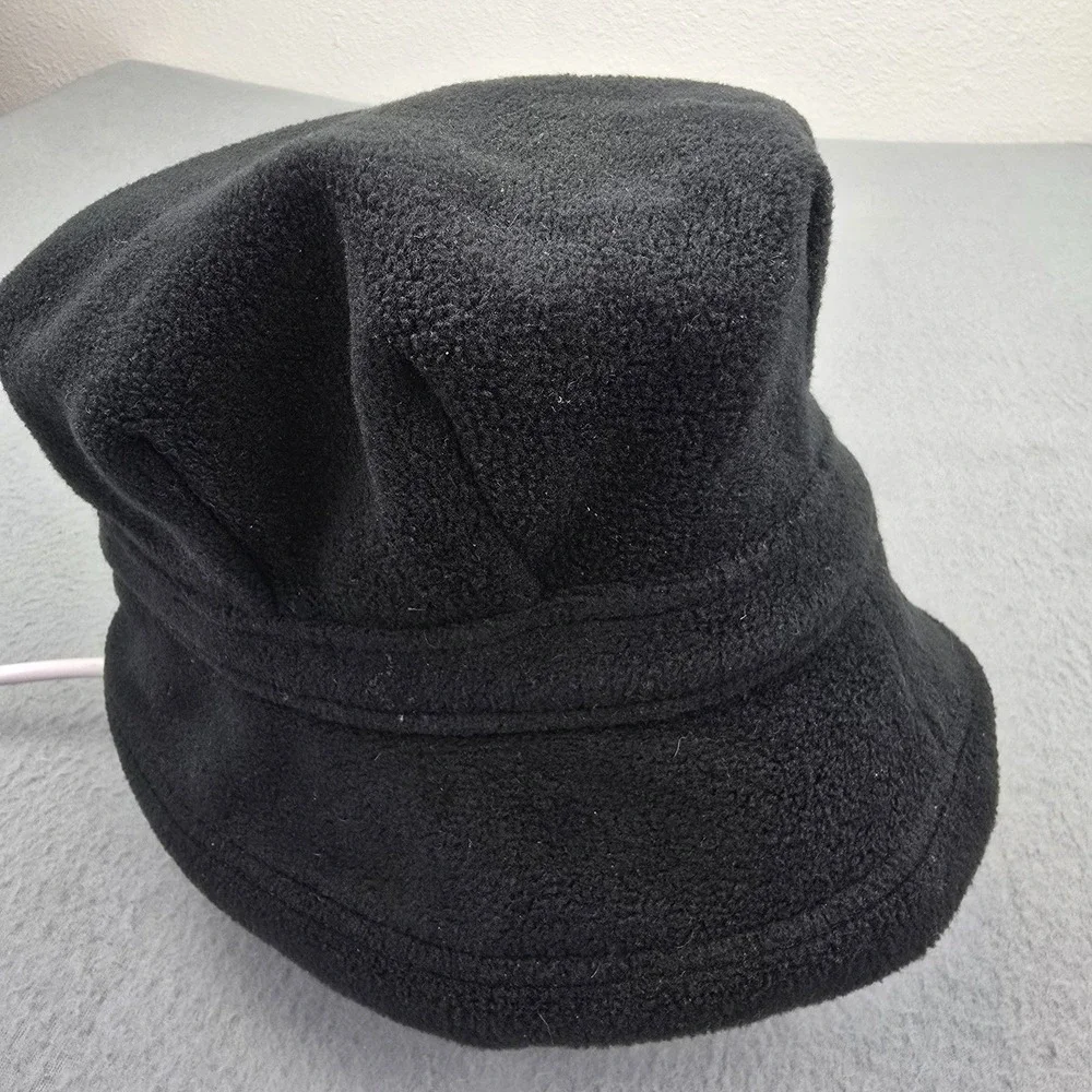 Vintage Columbia sportswear Fleece Winter Bucket Hat Unisex S/M Black Casual